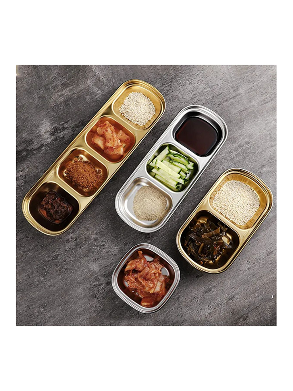 Gri Metal Gümüş Renk Sosluk Tekli - 8x8x25 cm - 12 Adet-4