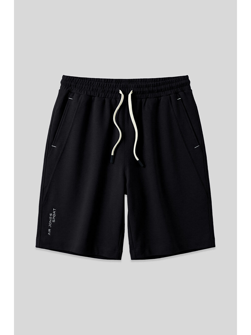 Karışık Standart Fit Basic 3lü Paket Siyah-Gri Melanj-Koyu Gri Erkek Şort - 81278-2