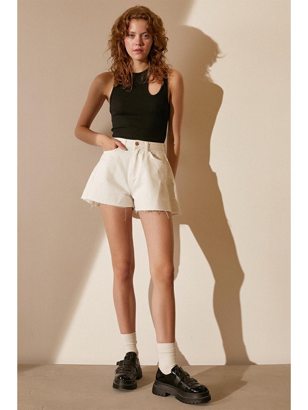 Siyah Önü Damla Detayı Atlet-1