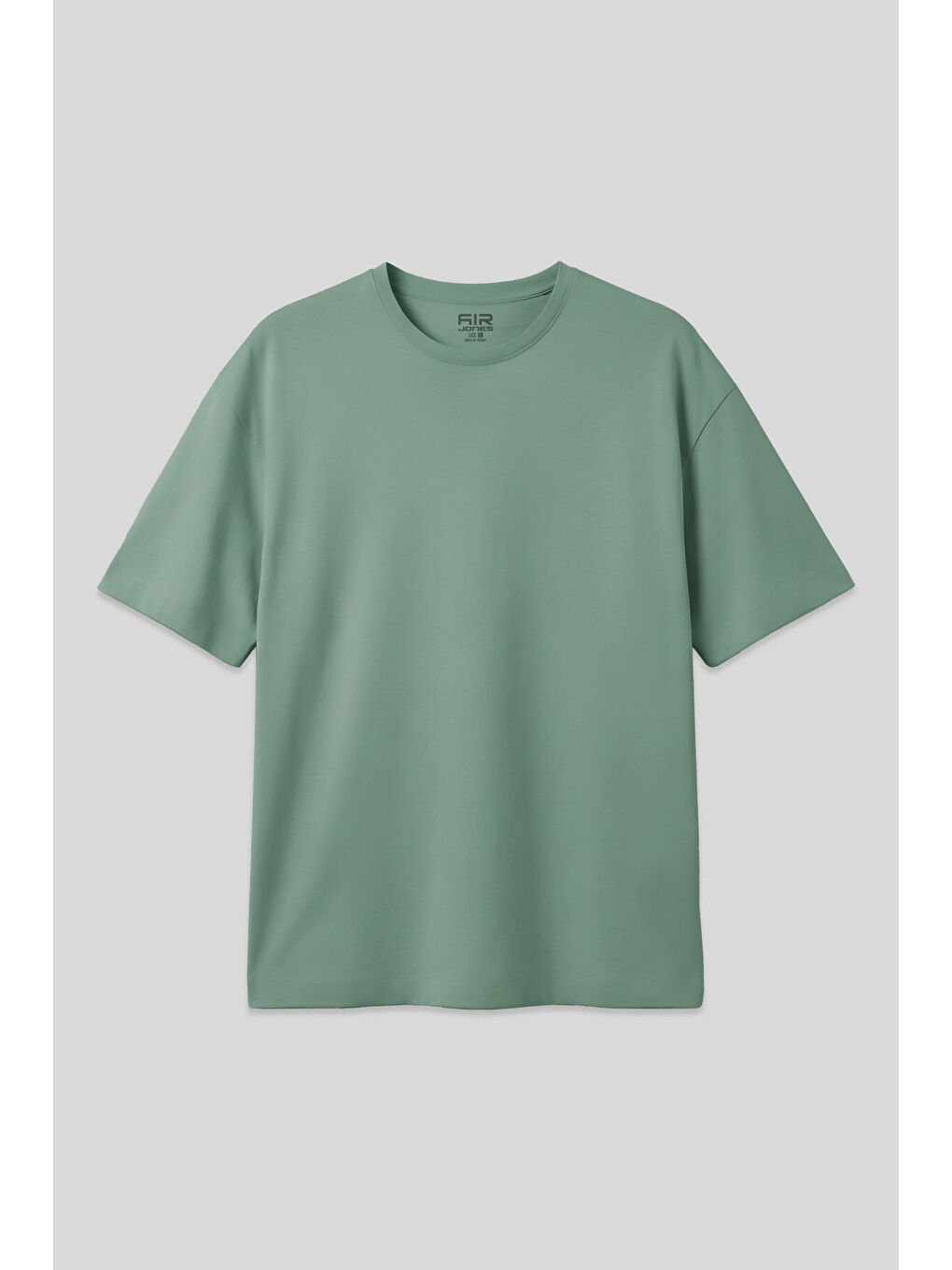 Karışık Oversize Fit Basic 2li Paket Taş-Açık Yeşil Erkek T-Shirt - 88353-1