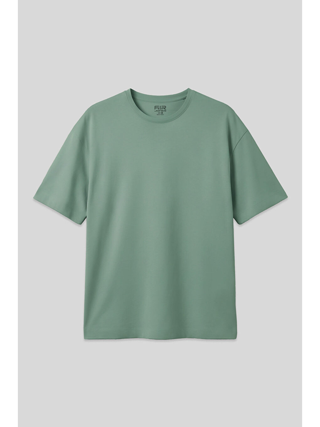 Karışık Basic Oversize O Yaka 3lü Paket Siyah-Taş-Açık Yeşil Erkek T-Shirt - 88377-2