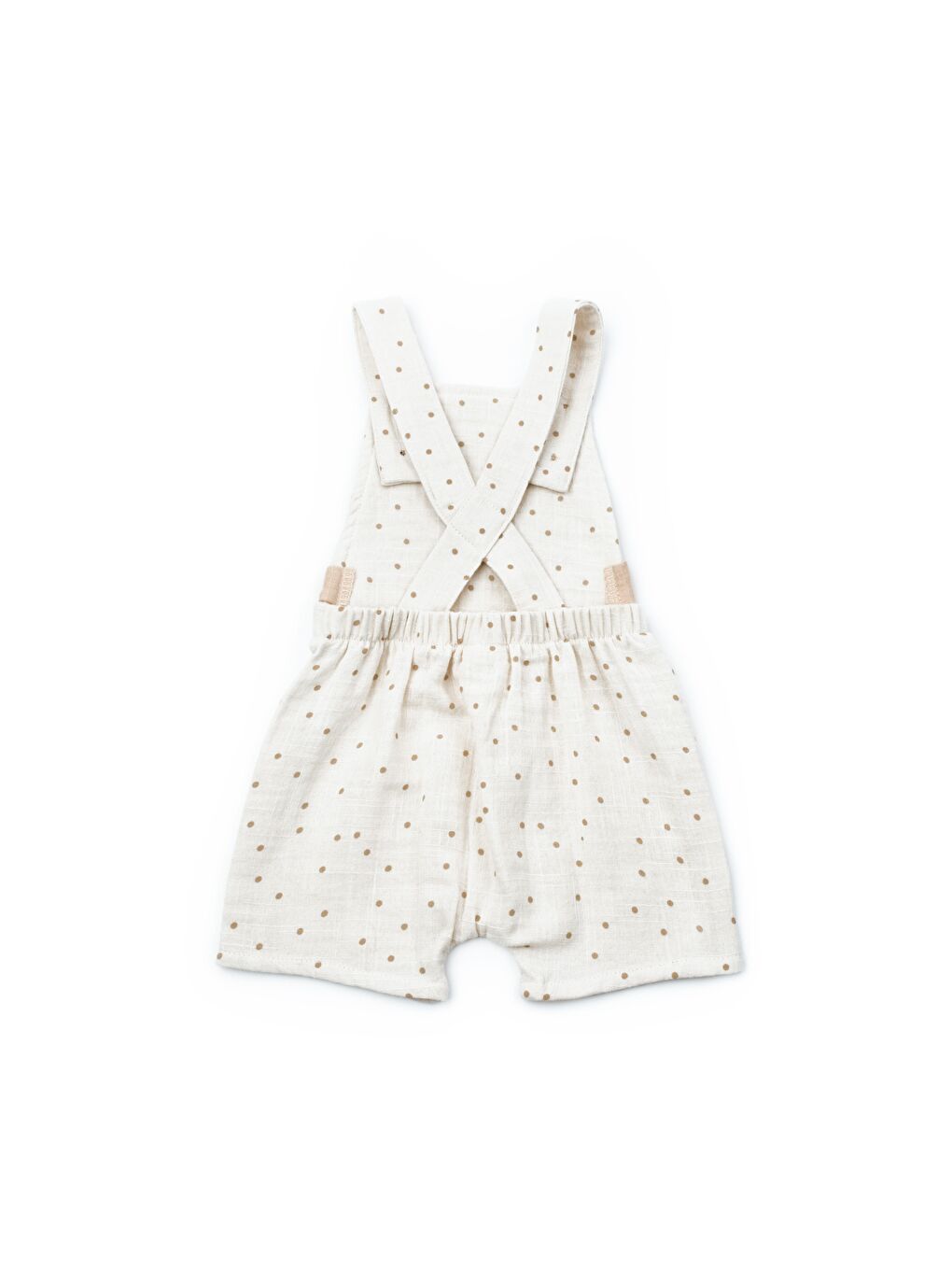 Ekru Bebek Şapkalı Müslin Salopet, %100 Pamuk, Bebek ve Yenidoğan - CSYM7106-2