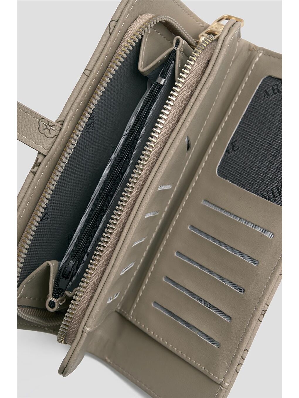 Bej El Çantası Baskılı 25Yd7002 Vizon-3