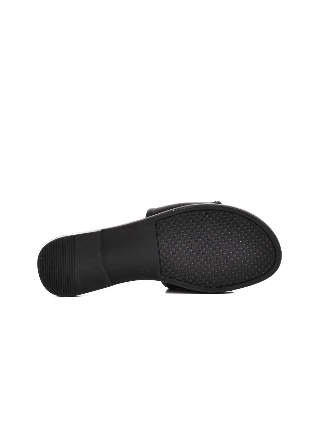 Siyah Taşlı Kadın İnce Taban Terlik 246017-4