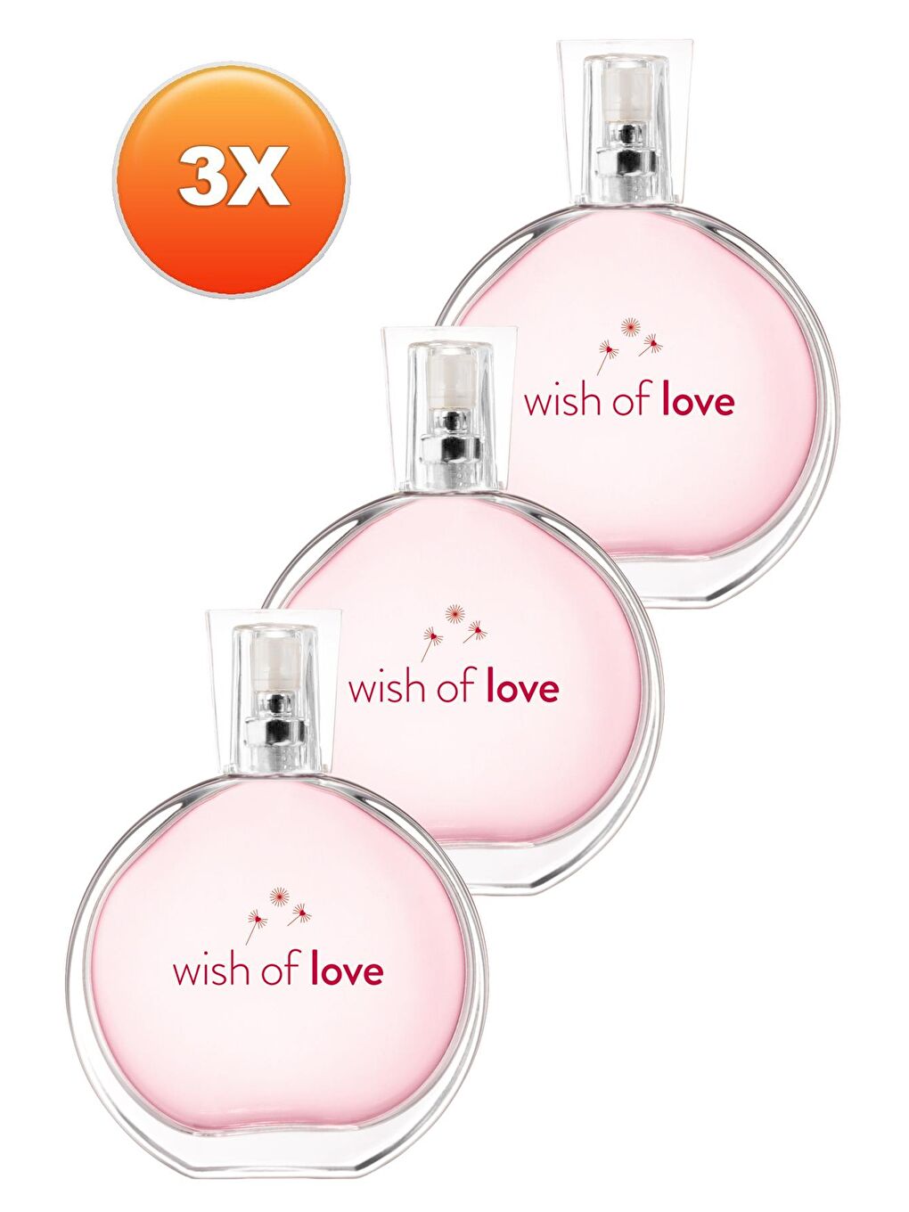 AVON Wish Of Love Kadın Parfüm Edt 50 Ml. Üçlü Set - 1