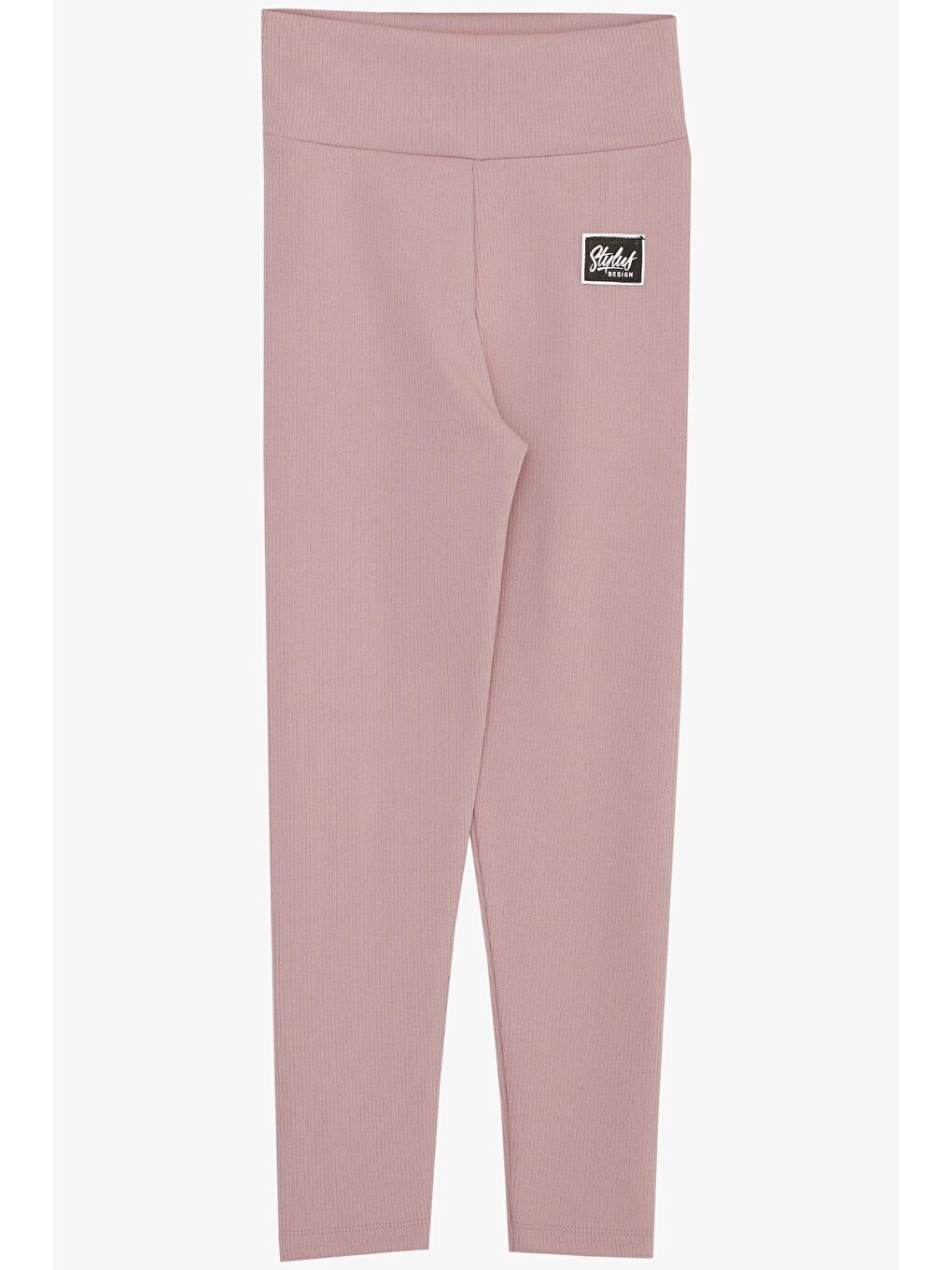 Kız Çocuk Tayt Yazılı Arma Baskılı Lila (9 Yaş)