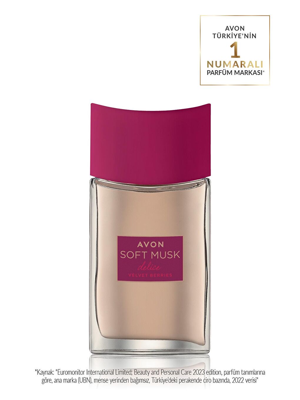 AVON Soft Musk Delice Velvet Berries Kadın Parfüm Edt 50 Ml. - 1