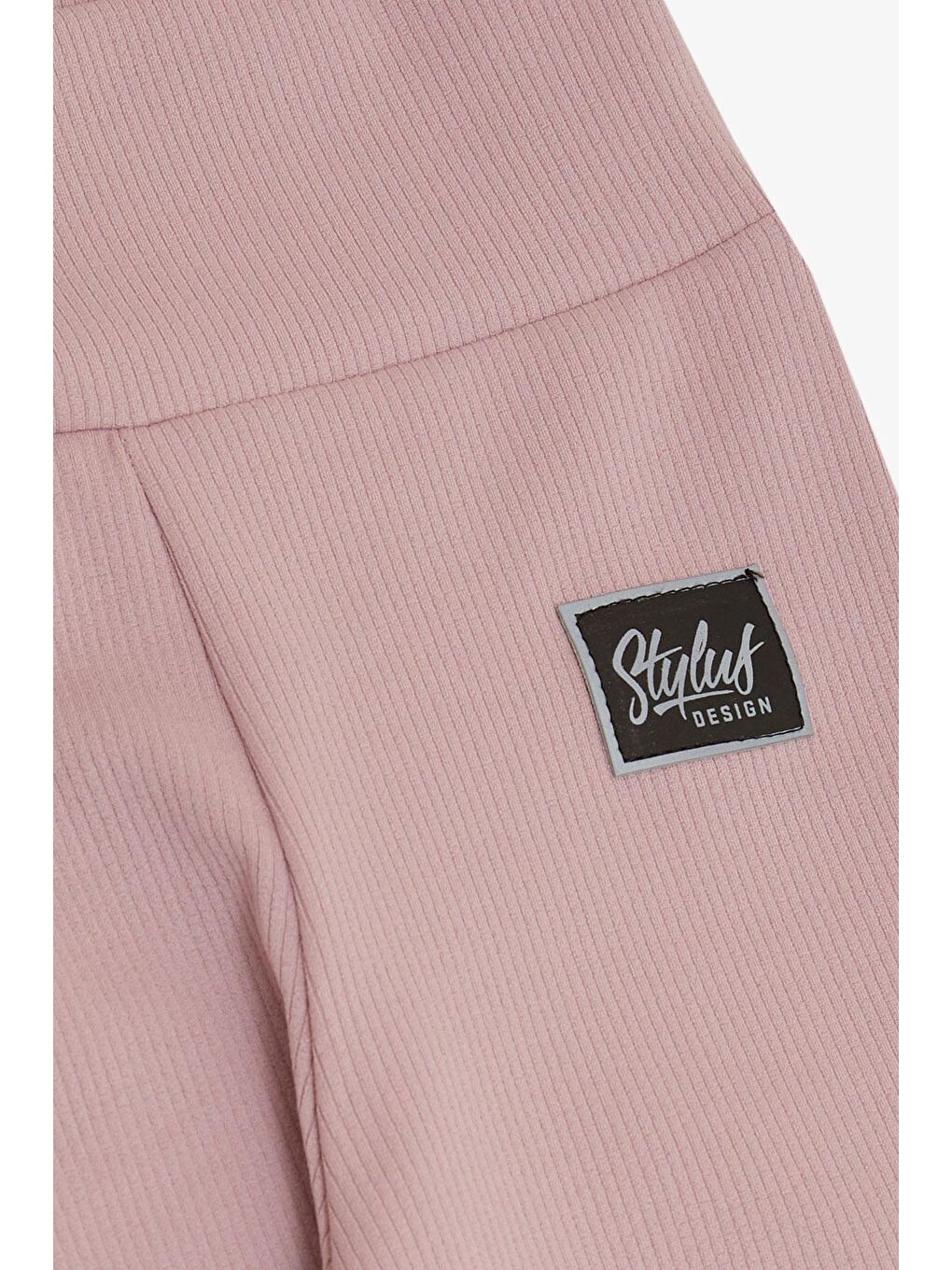 Kız Çocuk Tayt Yazılı Arma Baskılı Lila (9 Yaş)-2