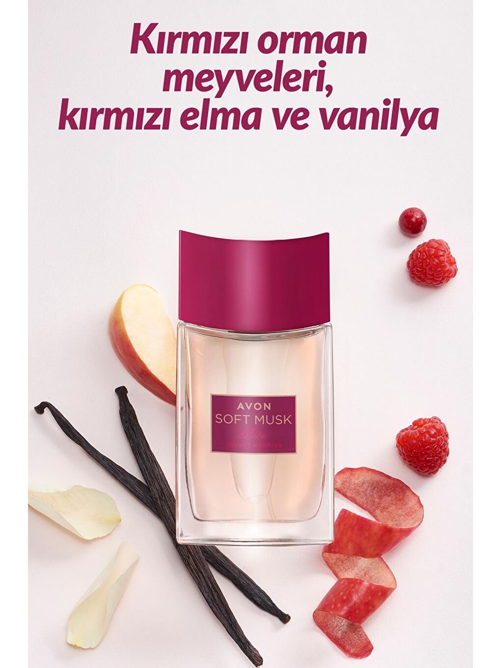 AVON Soft Musk Delice Velvet Berries Kadın Parfüm Edt 50 Ml. - 2