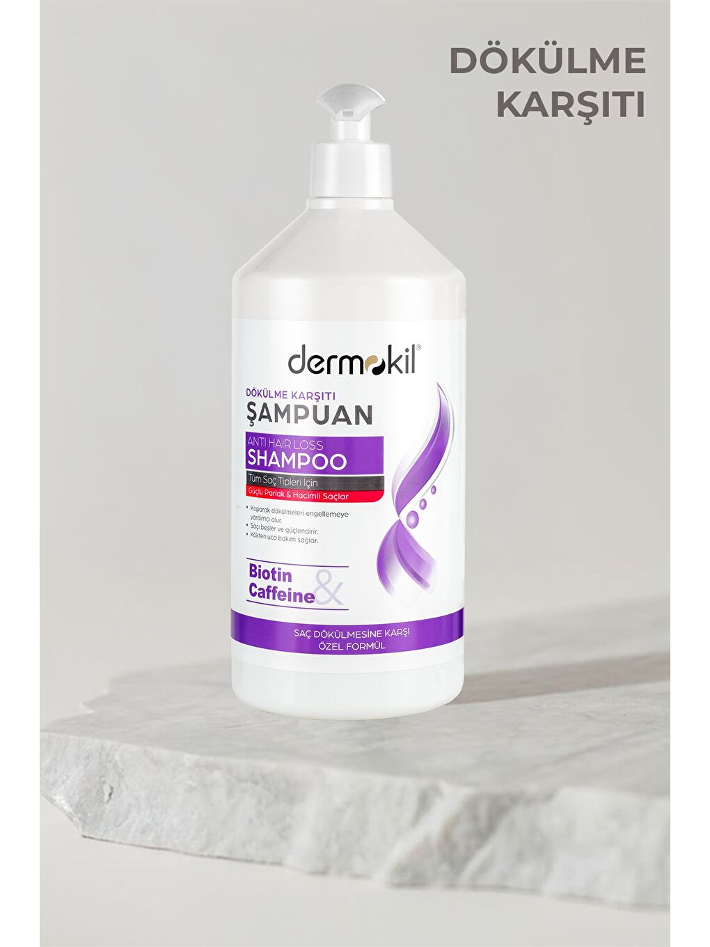 Biotin & Caffeine Dökülme Karşıtı Şampuan 1 Litre x 2 Adet-2