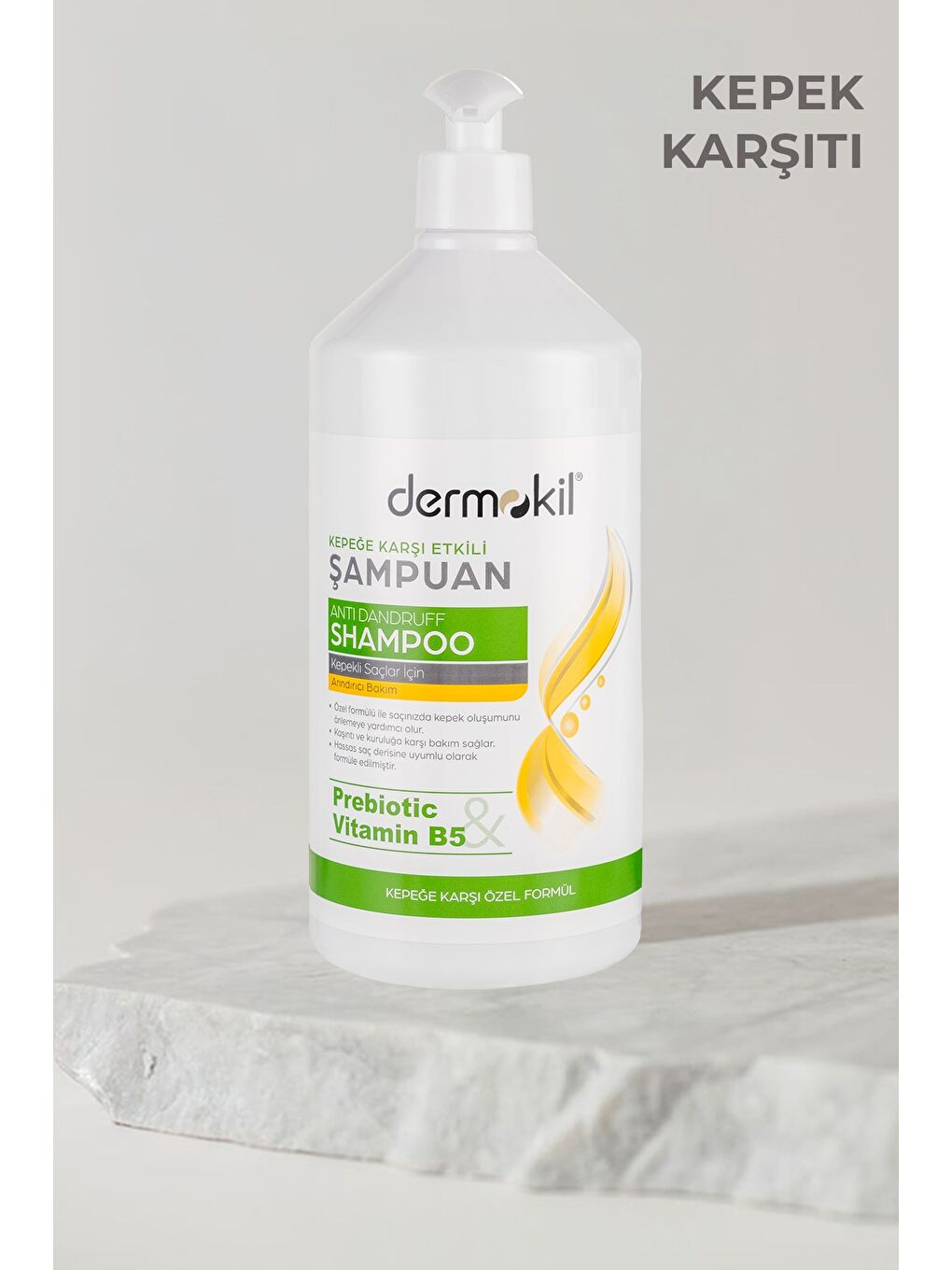 Prebiyotik & Vitamin B5 Kepeğe Karşı Şampuan 1 Litre x 2 Adet-2