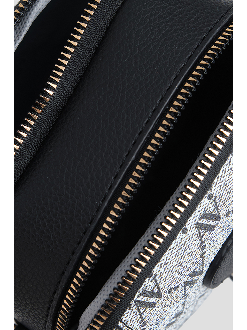 Noktalı Telefon Çantası Gri-3