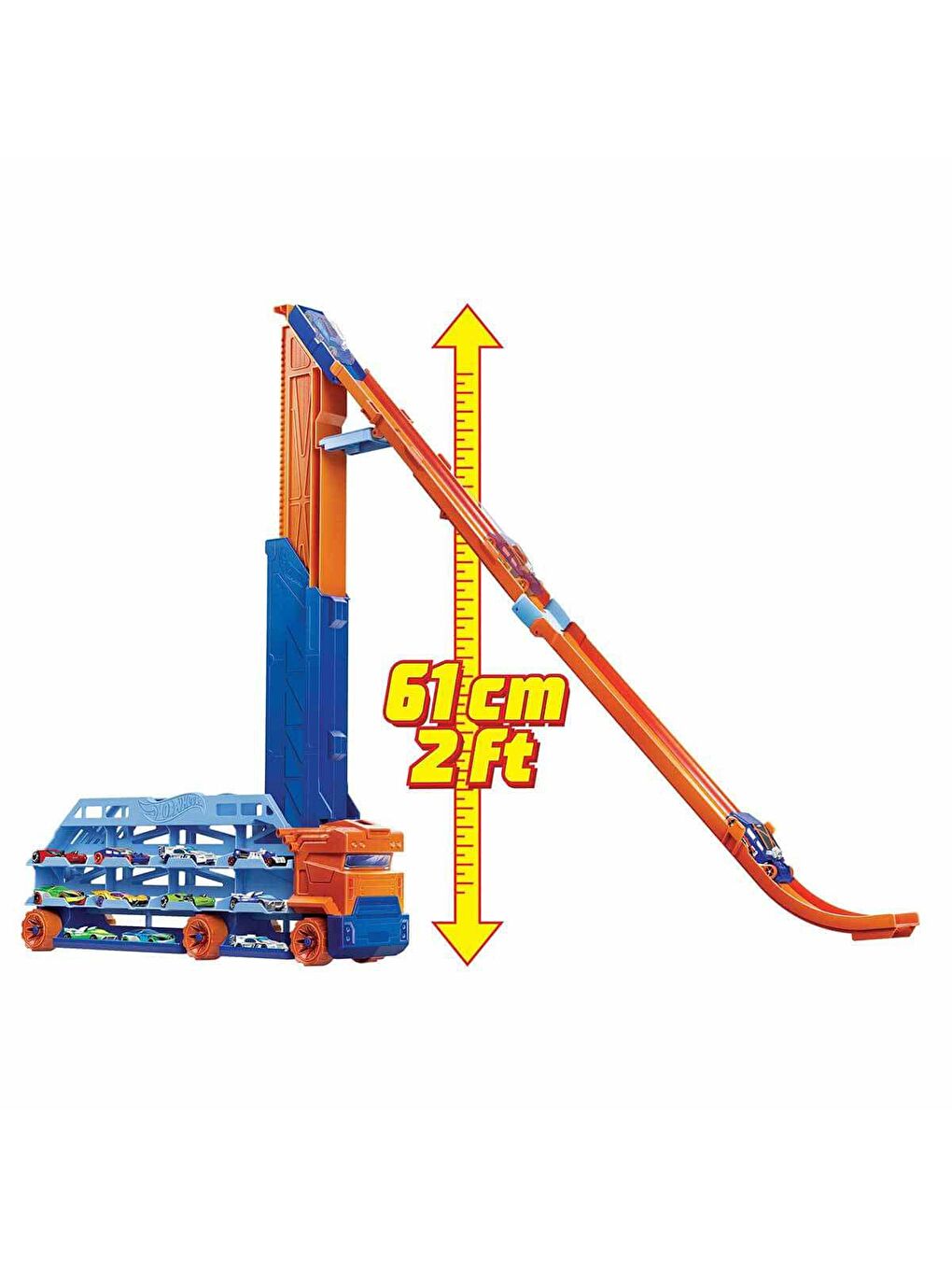 Hot Wheels Renksiz Hız Rampalı Tır HDY92 - 5