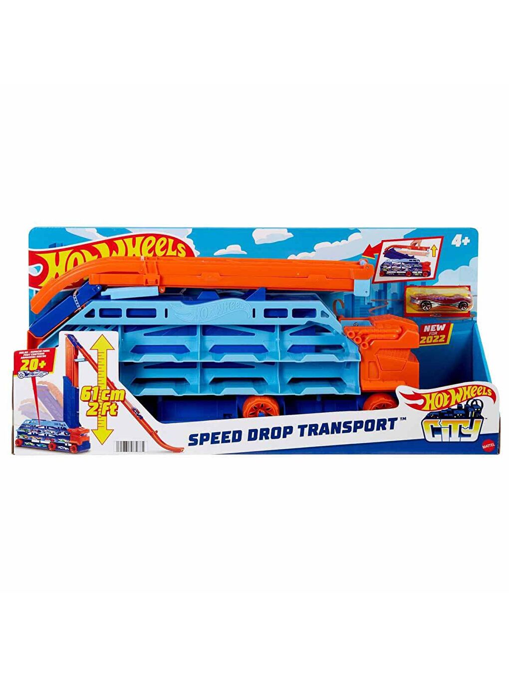 Hot Wheels Renksiz Hız Rampalı Tır HDY92 - 6