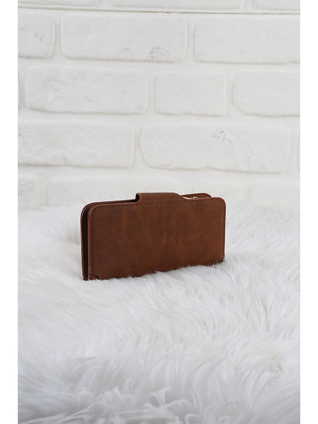 Kahverengi Baskılı Cüzdan/Para Çantası-2