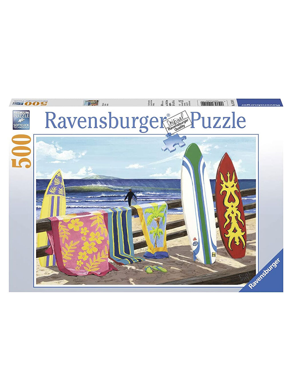 Ravensburger Renksiz Sahilde Sörfler 500 Parçalı 142149