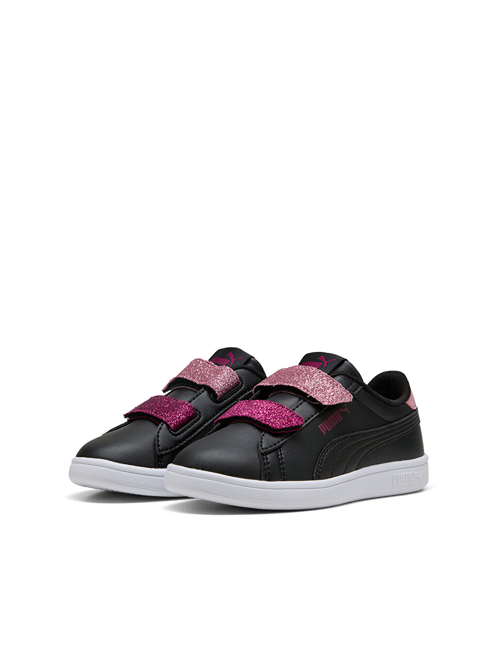 Smash 3.0 L Glitter Velcro V Kız Çocuk Siyah Sneaker-2