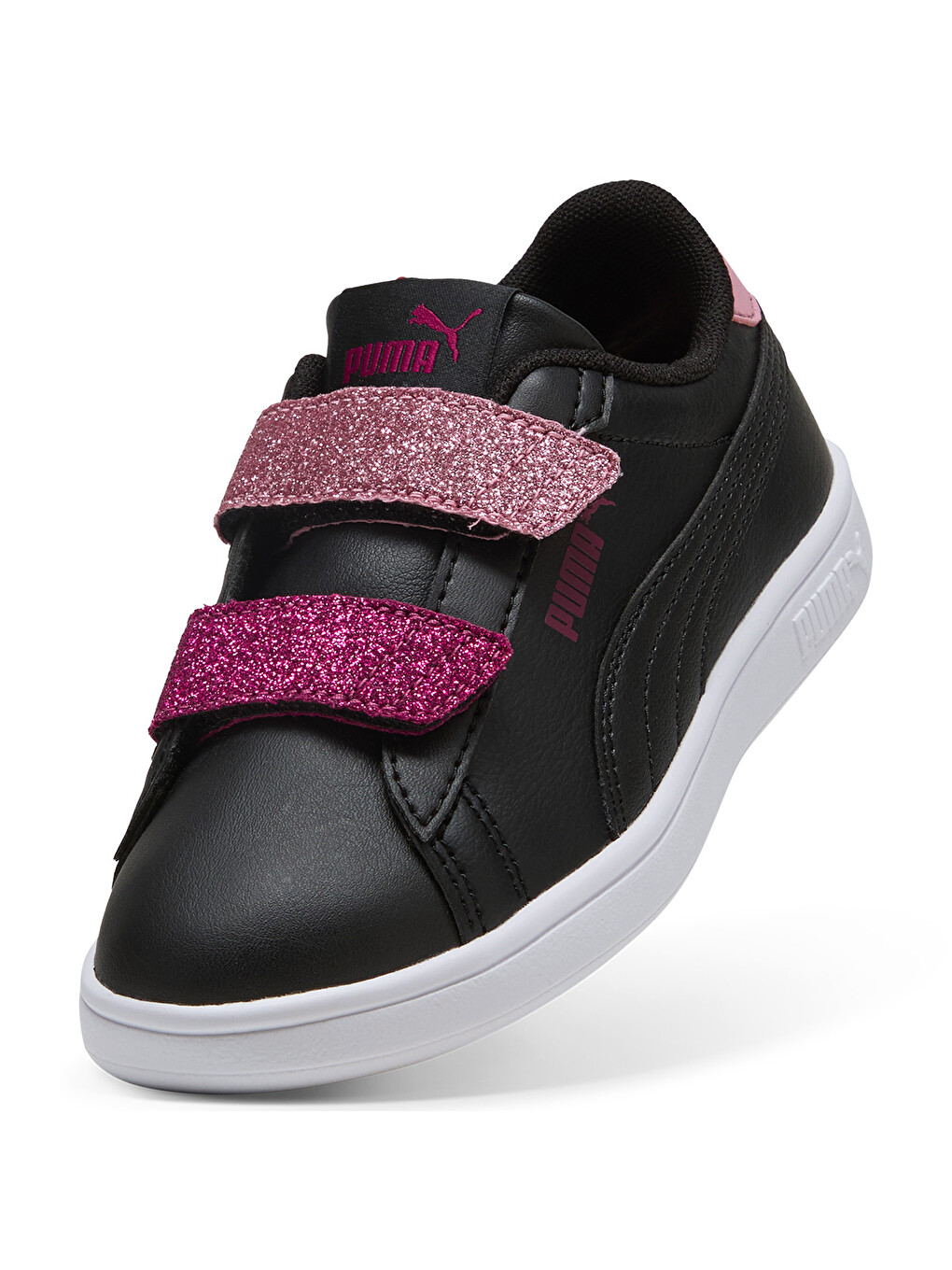 Smash 3.0 L Glitter Velcro V Kız Çocuk Siyah Sneaker-3
