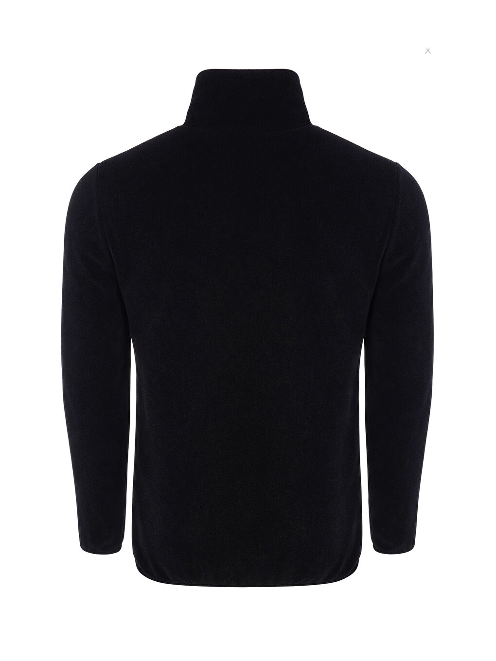 Siyah ERKEK TAM FERMUAR POLAR Fermuarlı Sweatshirt-2