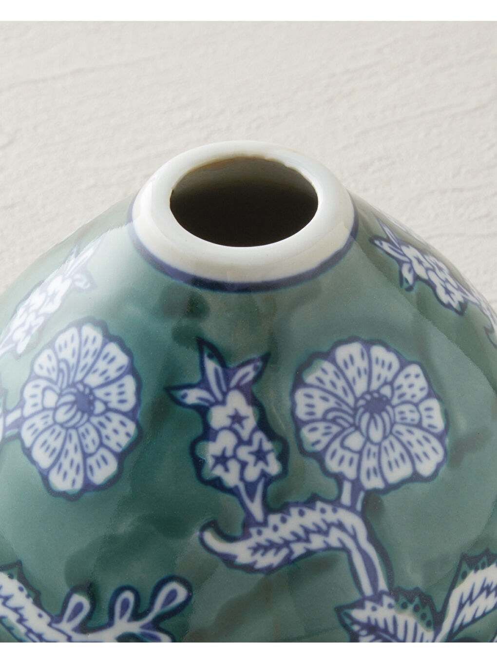 Cannes Porselen Vazo 7,5 cm Mavi-2