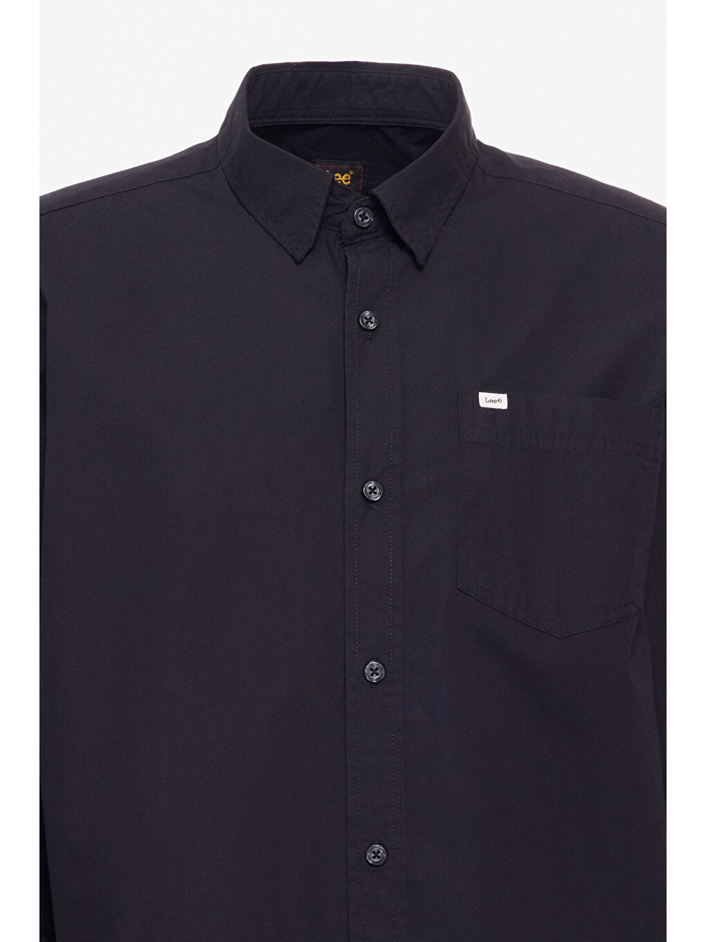 Regular Fit Normal Kesim %100 Pamuk Siyah Gömlek-2