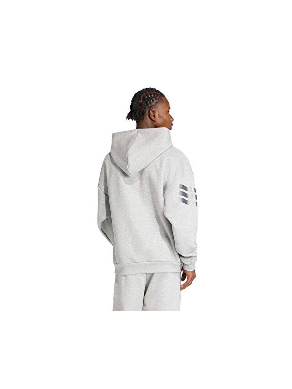 M Fı 3s Hd Hld Erkek Günlük Sweatshirt Jy0094 Gri-1