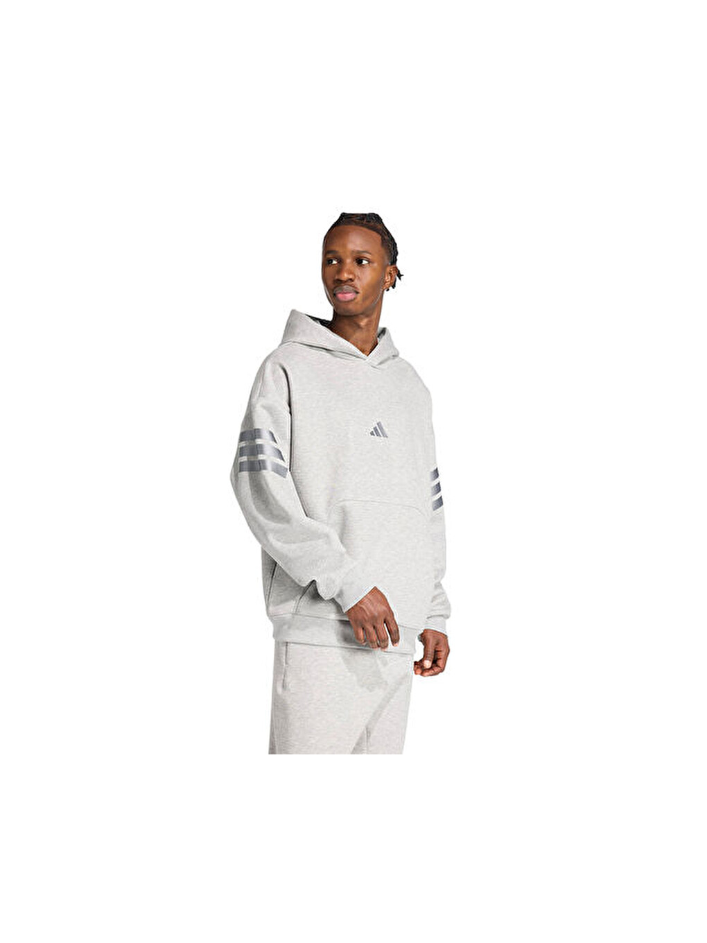 M Fı 3s Hd Hld Erkek Günlük Sweatshirt Jy0094 Gri-2