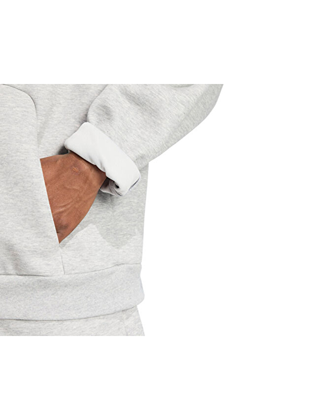 M Fı 3s Hd Hld Erkek Günlük Sweatshirt Jy0094 Gri-3