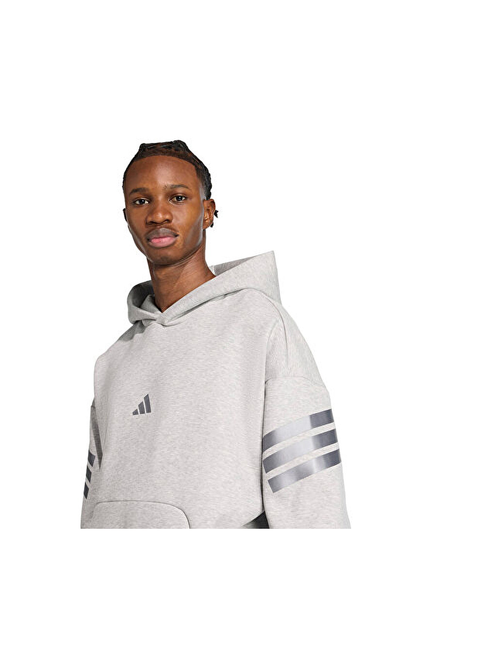 M Fı 3s Hd Hld Erkek Günlük Sweatshirt Jy0094 Gri-4