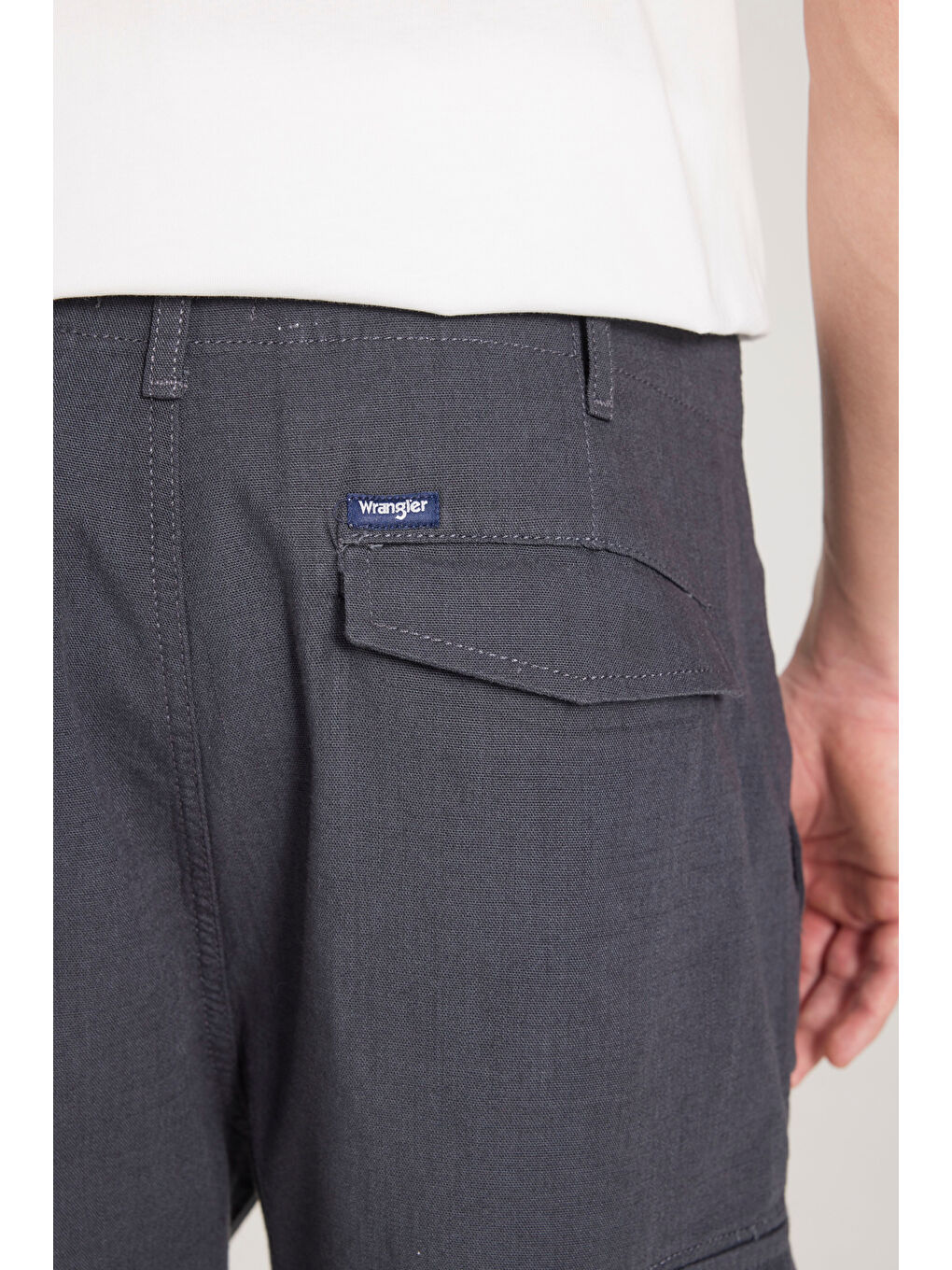 Regular Fit Normal Kesim %100 Pamuk Normal Bel Antrasit Şort-2