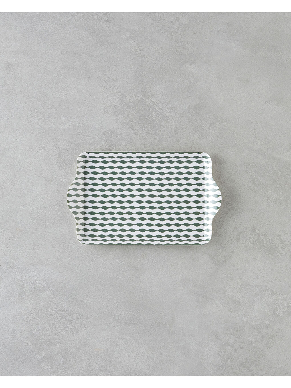 Mossica Melamin Tepsi 24x14 cm Yeşil-1