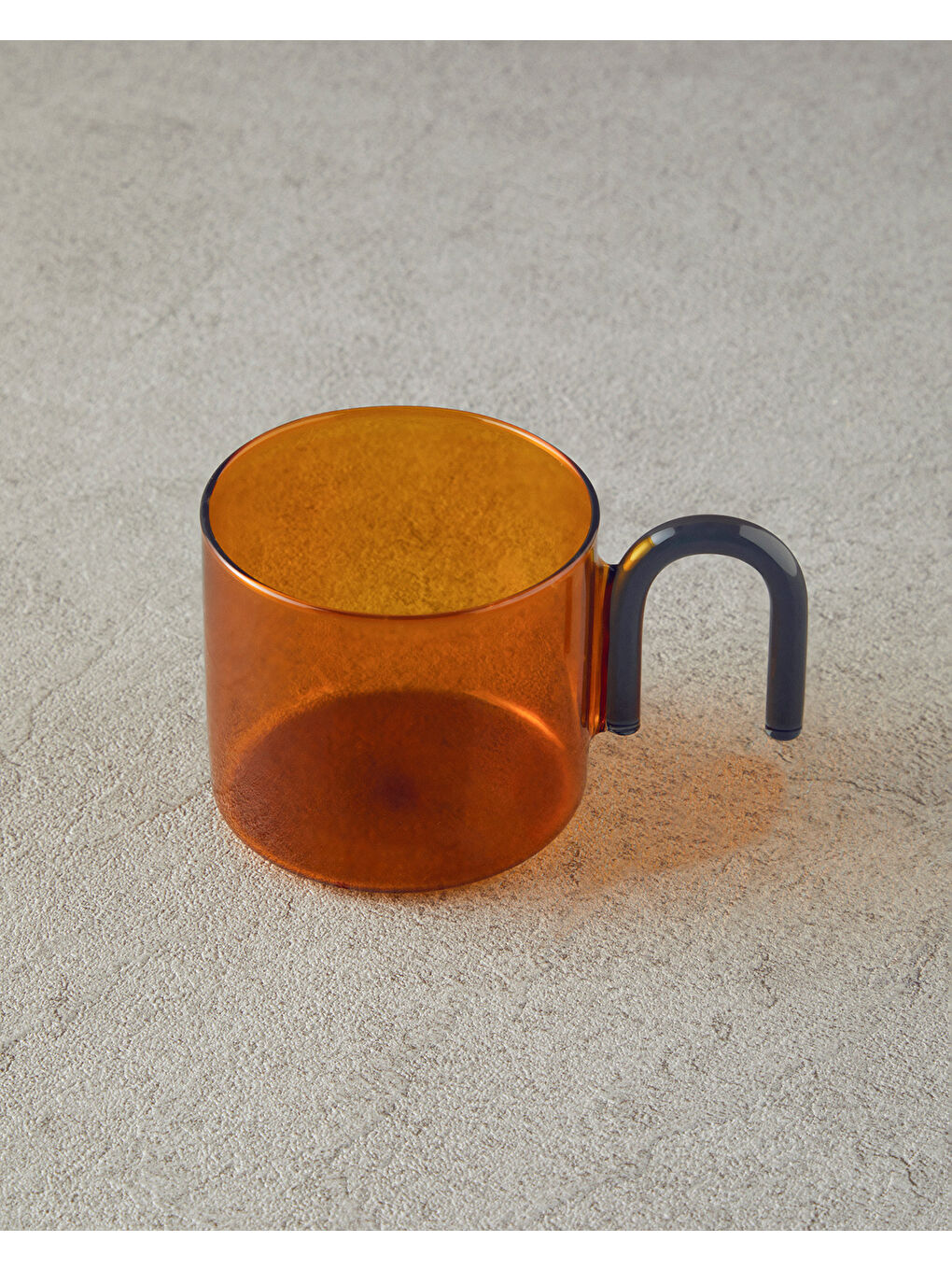 Sarı Favorite Borosilikat Cam Kupa Hardal-1