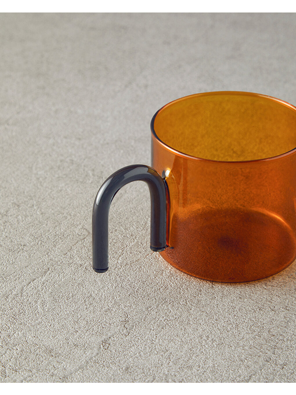 Sarı Favorite Borosilikat Cam Kupa Hardal-2