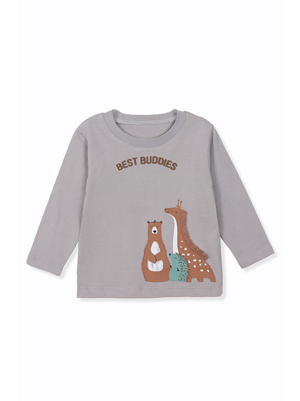 KİKO Gri Erkek Bebek Sweatshirt