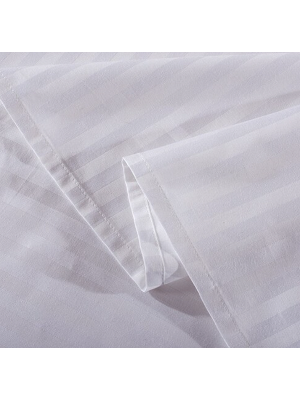 Karışık Nivora Çift Kişilik Çizgili Pamuk Saten Çarşaf | 240x280 | Otel Serisi-2