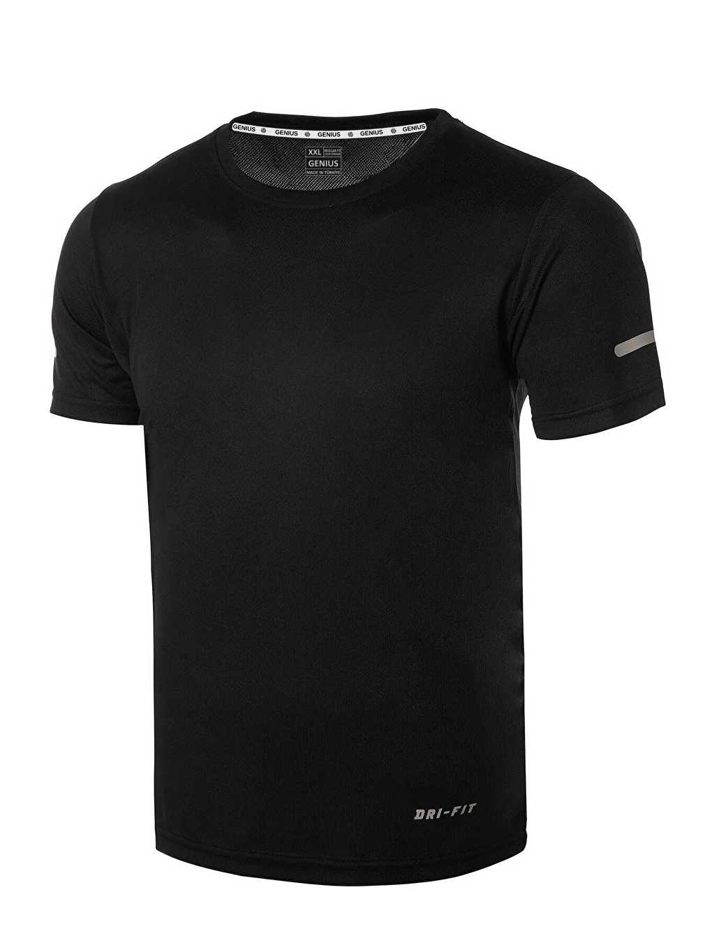 GENIUS STORE Gri 5'li Erkek Nem Emici Hızlı Kuruma Spor T-shirt DRIFIT-KISAKOL5 siyah-mavi-turuncu-kırmızı-beyaz - 2