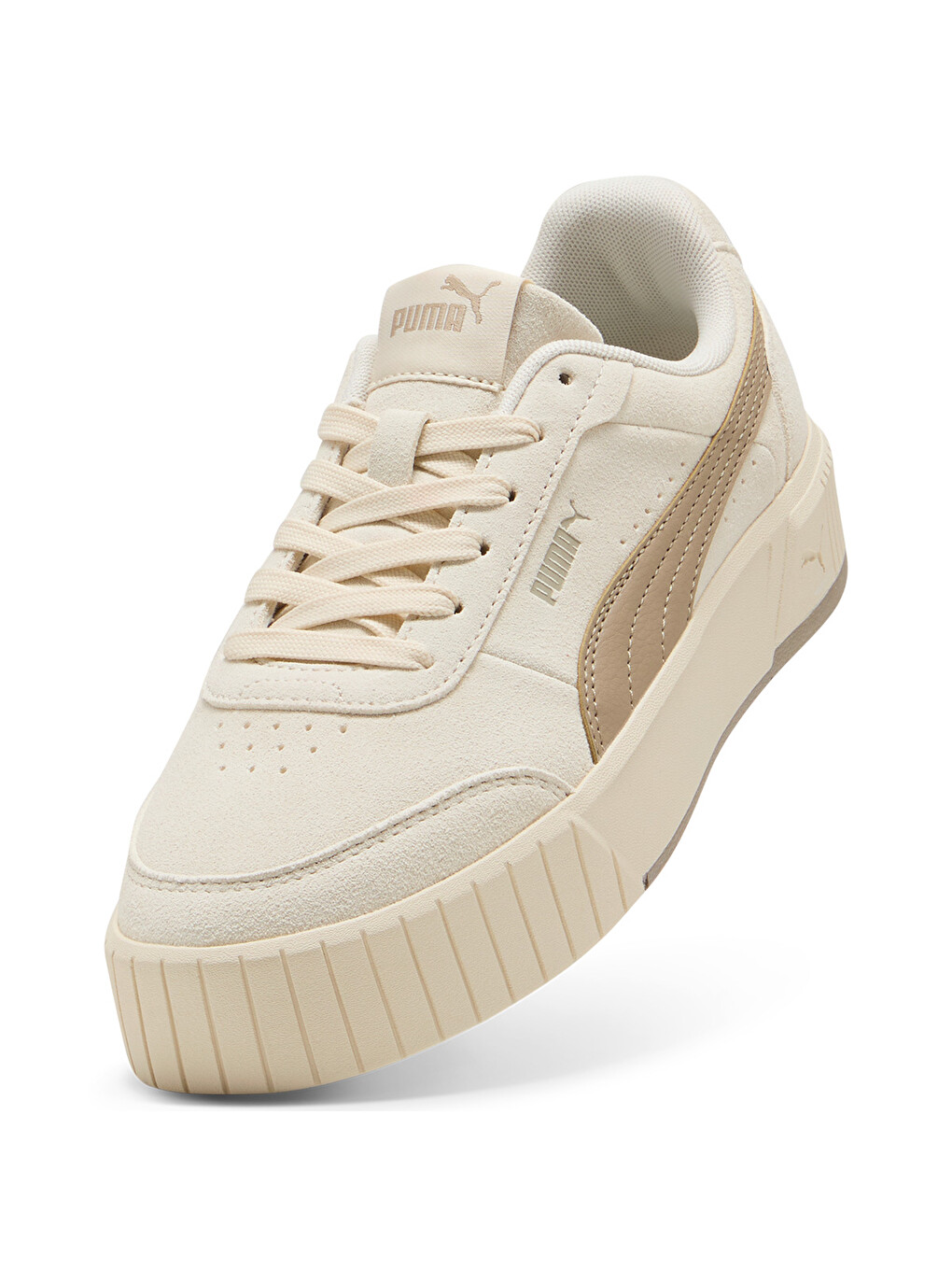 Carina Mia Sd Kadın Ekru Sneaker-3