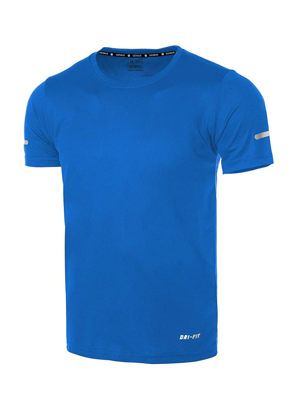 GENIUS STORE Gri 5'li Erkek Nem Emici Hızlı Kuruma Spor T-shirt DRIFIT-KISAKOL5 siyah-mavi-turuncu-kırmızı-beyaz - 4