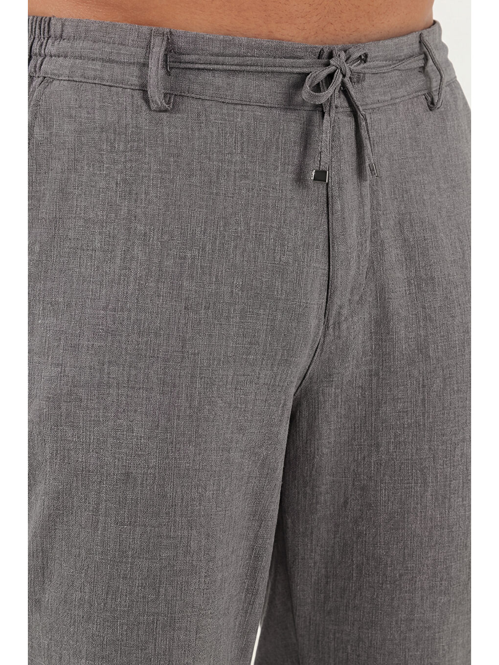 Gri Slim Fit Normal Bel Daralan Paça Pantolon 6843649-5