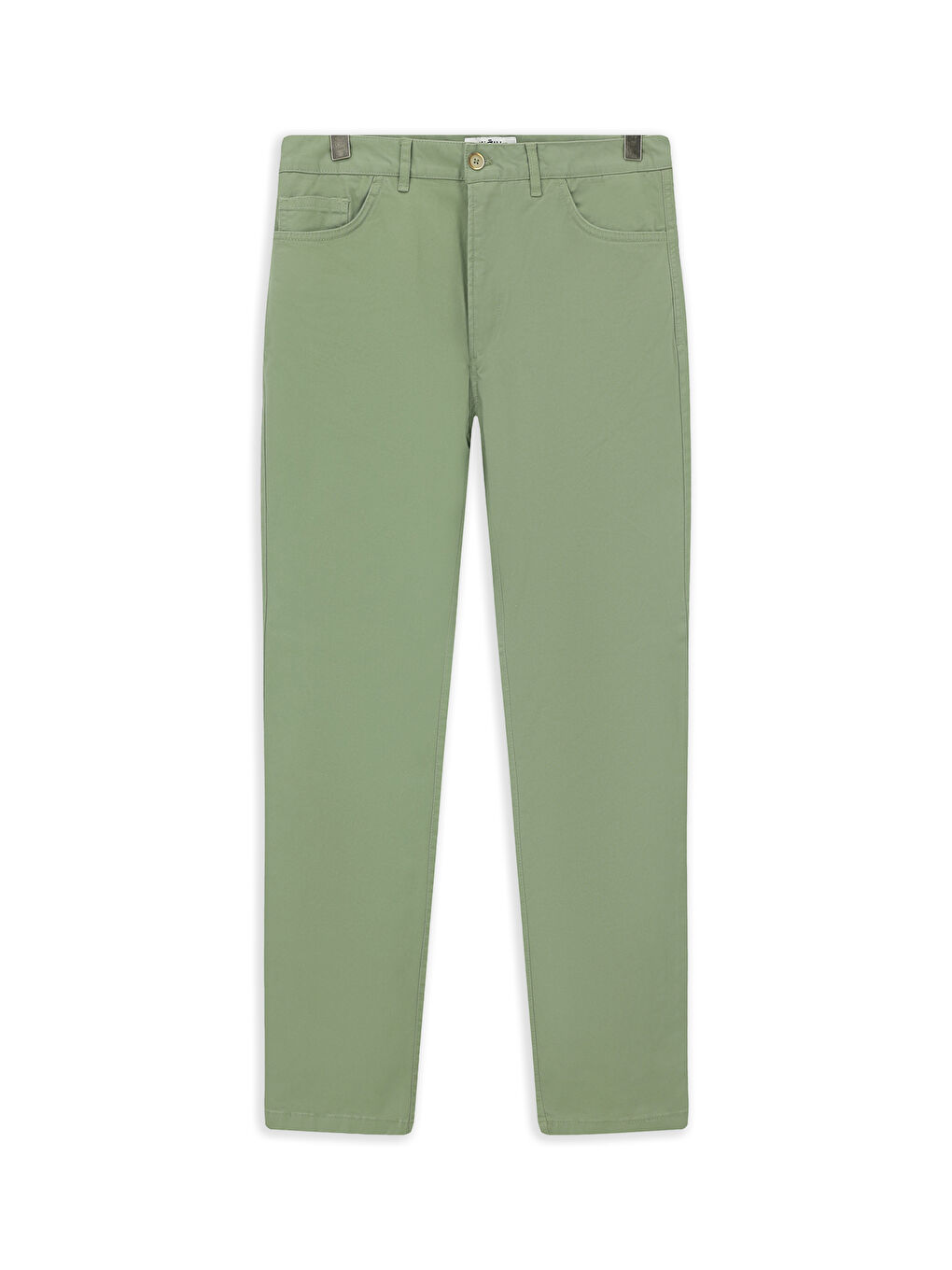 Yeşil Slim Fit Dar Kesim Elastanlı Kanvas / Chino Pantolon-6