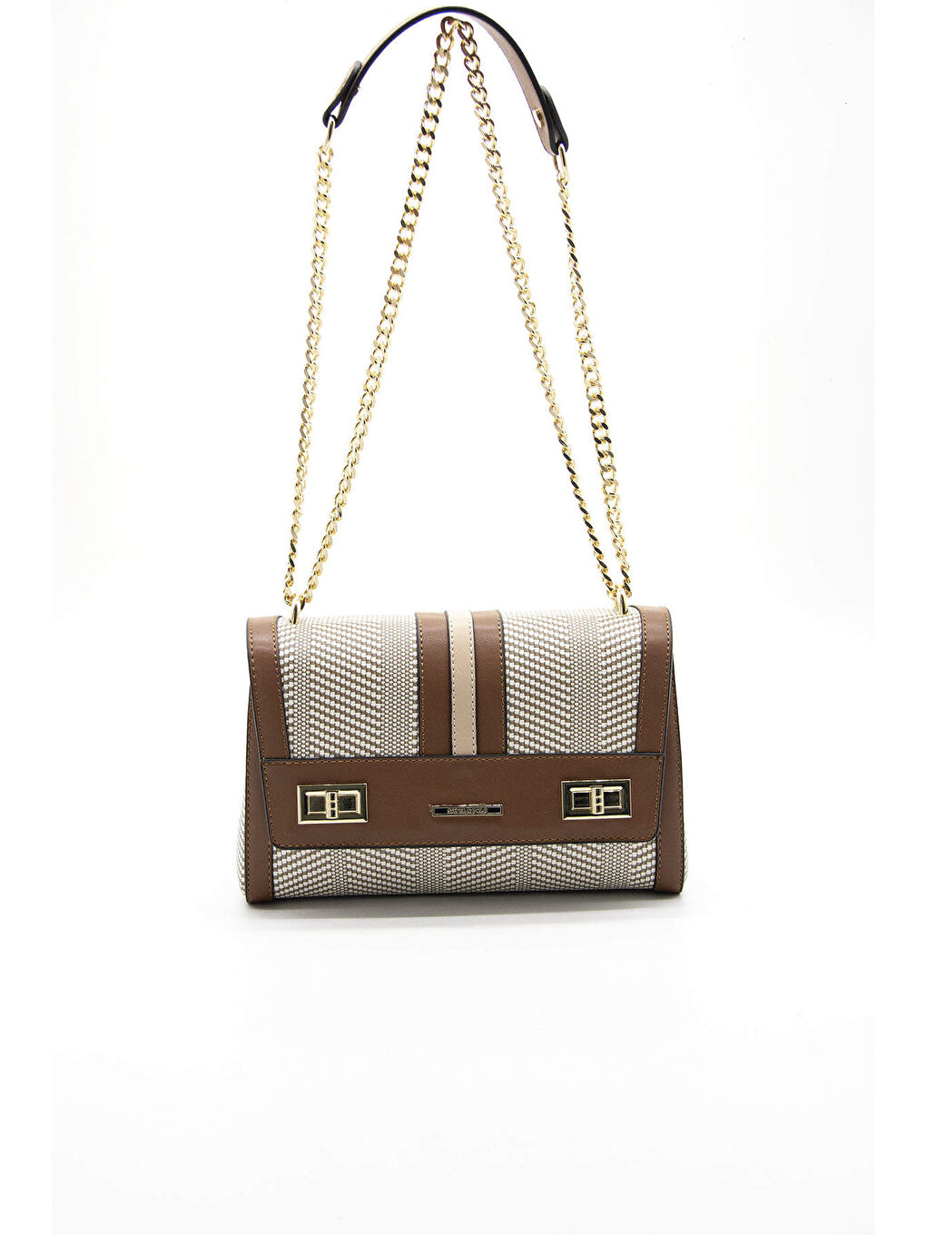 Bej Kadın Çapraz Çanta 1139-44630 SILVER POLO ÇAPRAZ BAYAN ÇANTASI M132 BEJ-MAT TABA-5