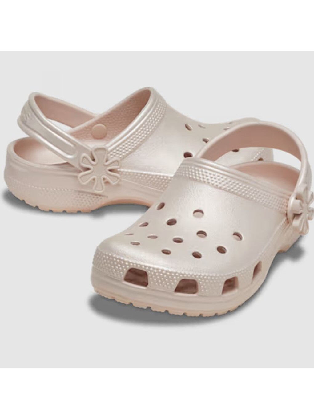 Pembe Classic Pearl Shine Clog Kadın Terlik 212814-6UR-1