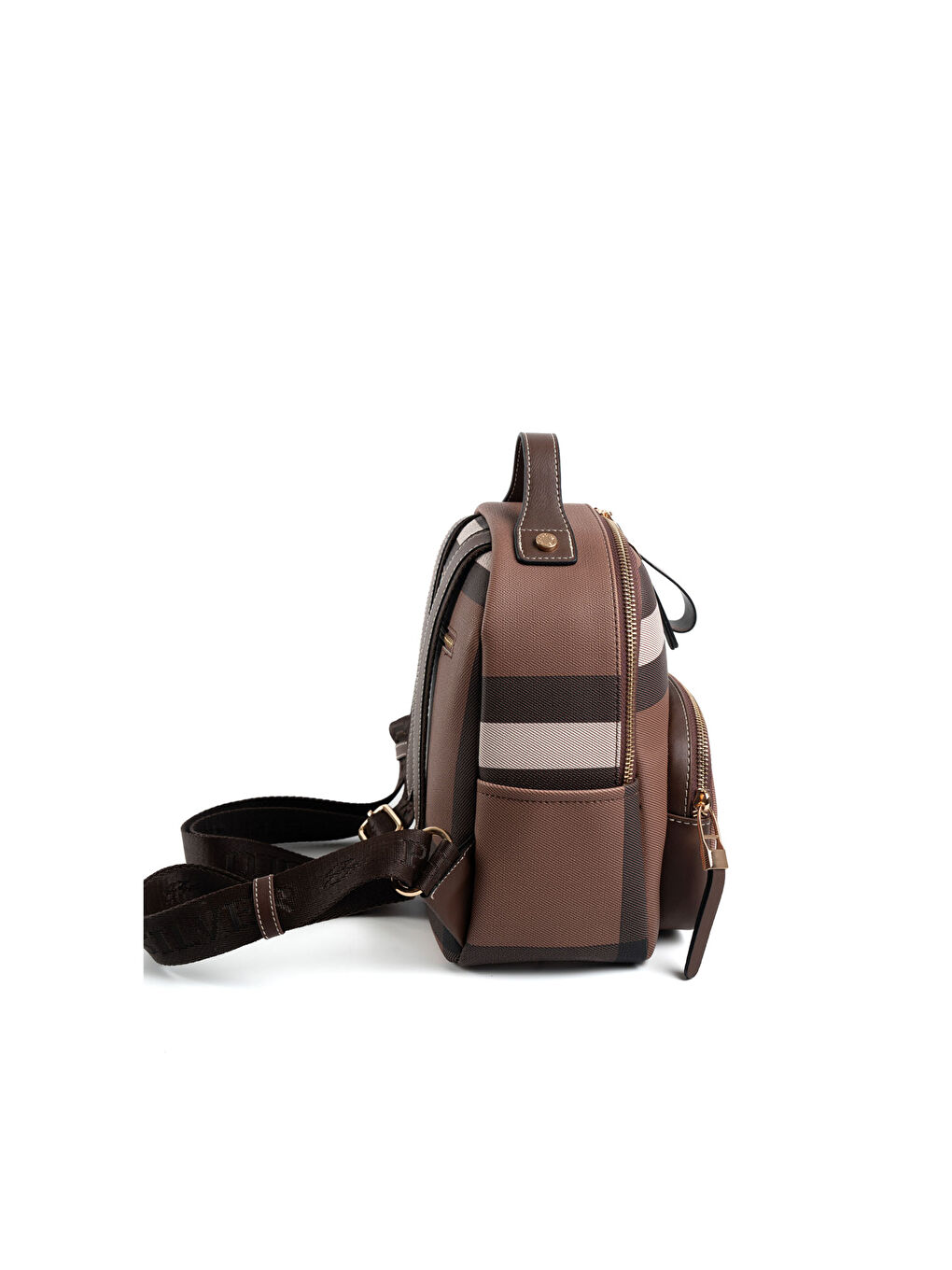 Kahverengi Kadın 1130-47427 SILVER POLO SIRT ÇANTASI MK85 KOYU KAHVE-MAT KAHVE-2