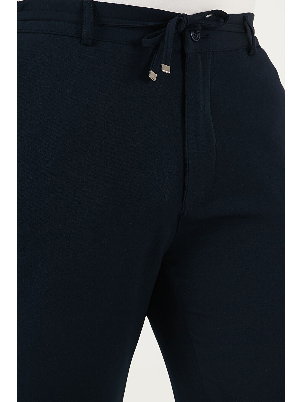 Lacivert Slim Fit Normal Bel Daralan Paça Pantolon 6843660-5