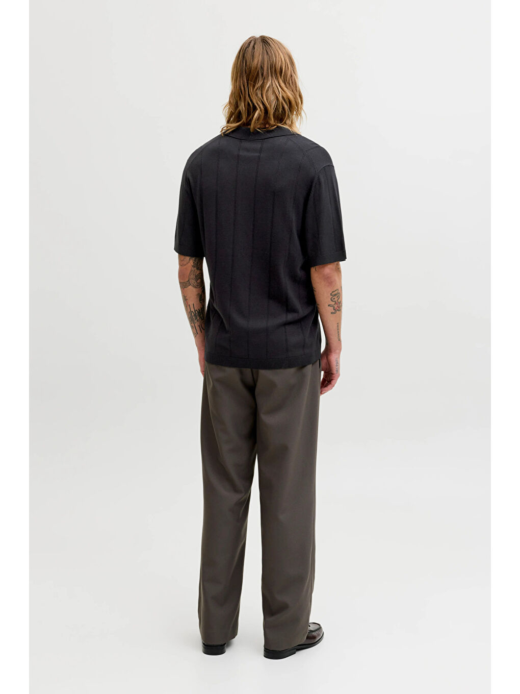 Siyah Premium Jprblawilliam Regular Fit Düğmeli Polo Yaka T Shirt 12291042-3