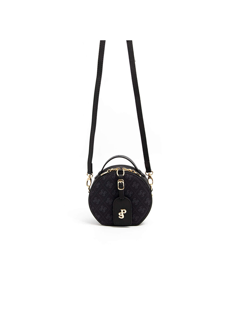 Siyah Kadın Çapraz Çanta 1163-45630 SILVER POLO ÇAPRAZ BAYAN ÇANTASI M178 SİYAH-MAT SİYAH-2