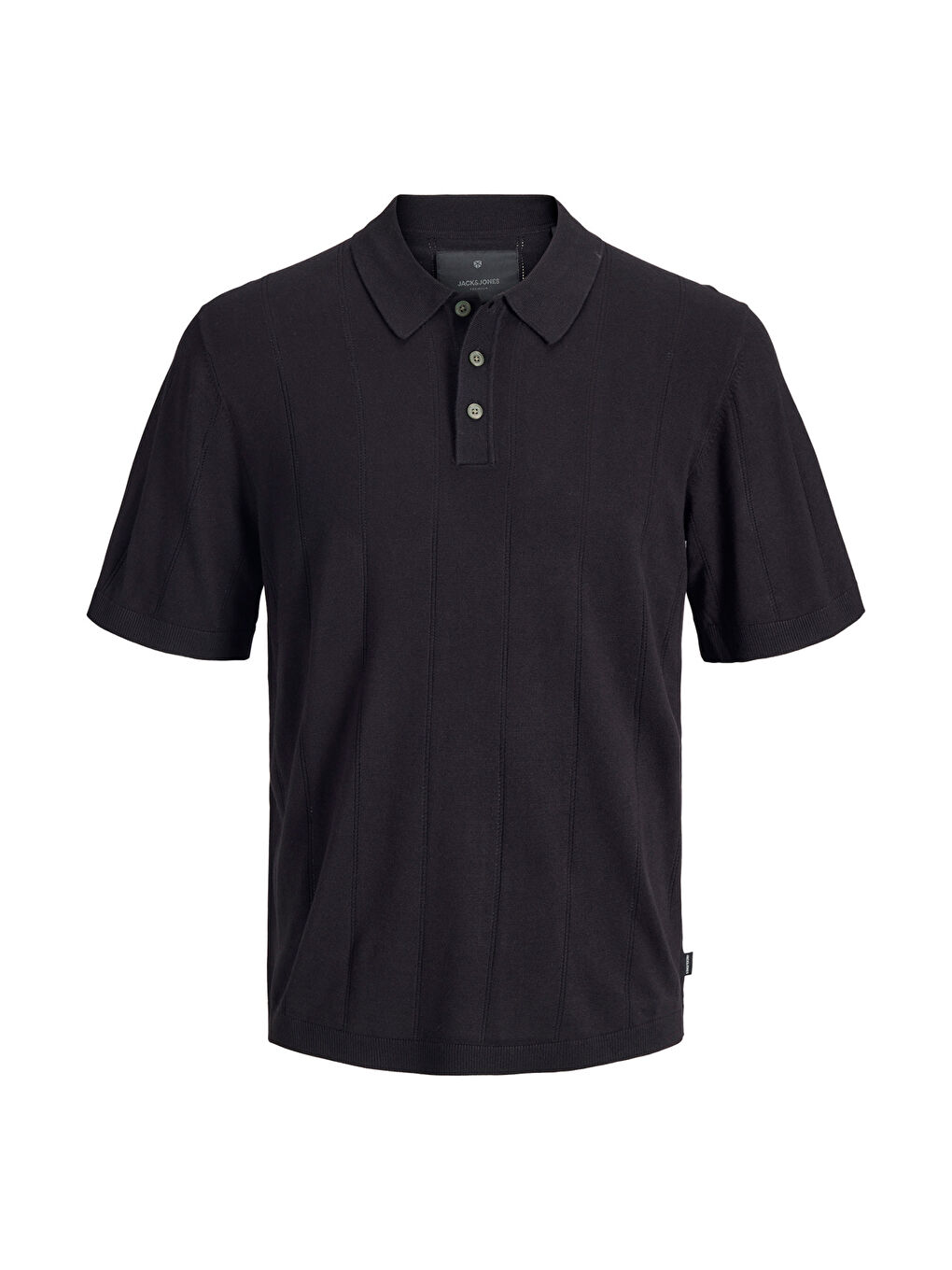 Siyah Premium Jprblawilliam Regular Fit Düğmeli Polo Yaka T Shirt 12291042-6