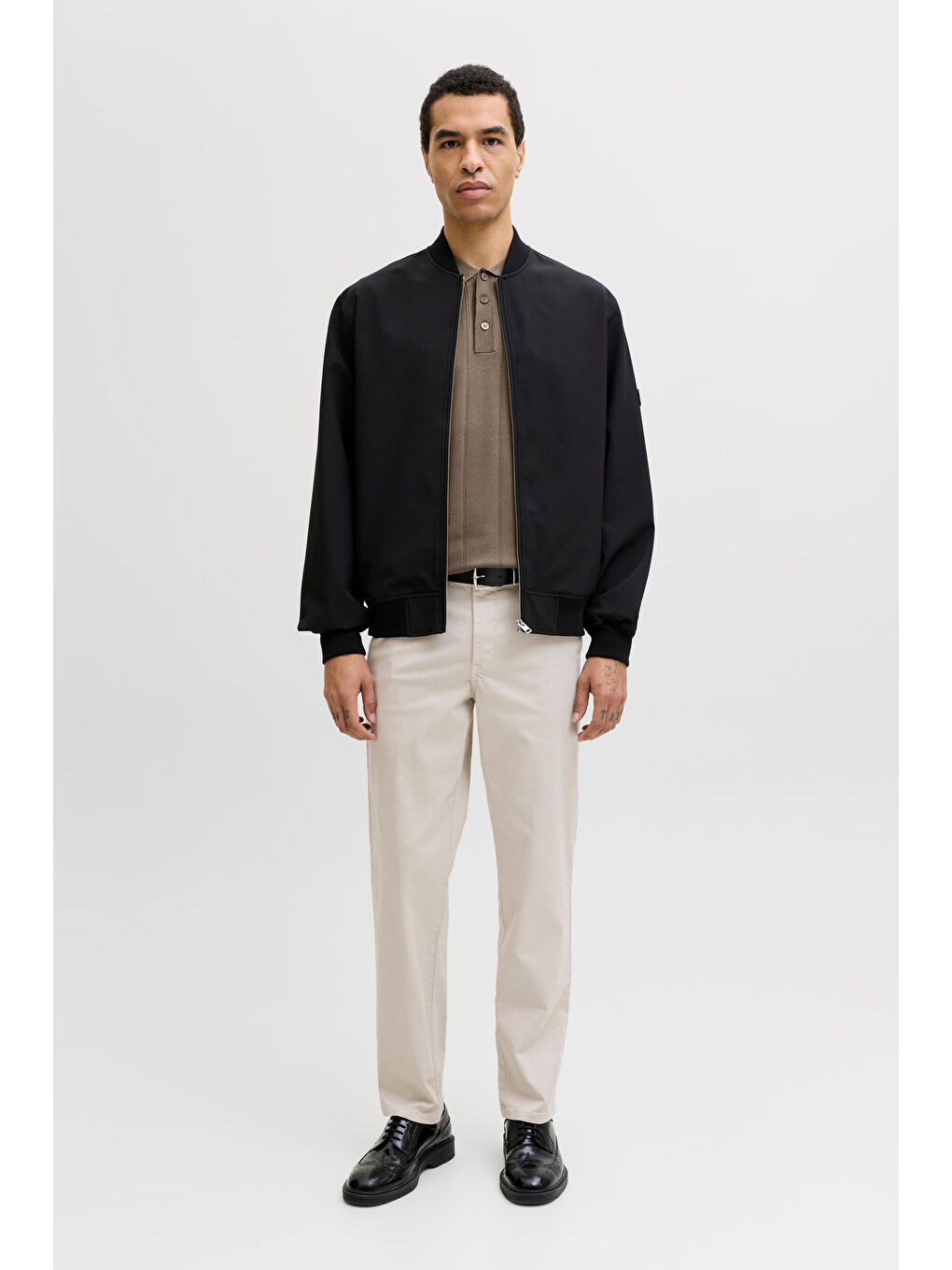 Kahverengi Premium Jprblawilliam Regular Fit Düğmeli Polo Yaka T Shirt 12291042-1