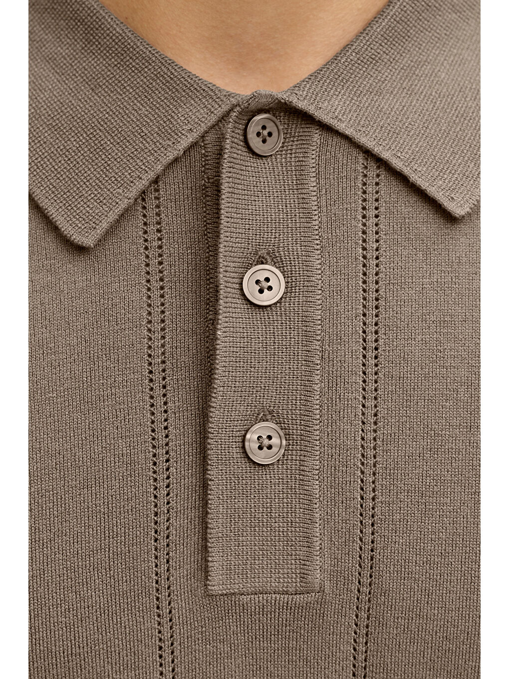 Kahverengi Premium Jprblawilliam Regular Fit Düğmeli Polo Yaka T Shirt 12291042-4