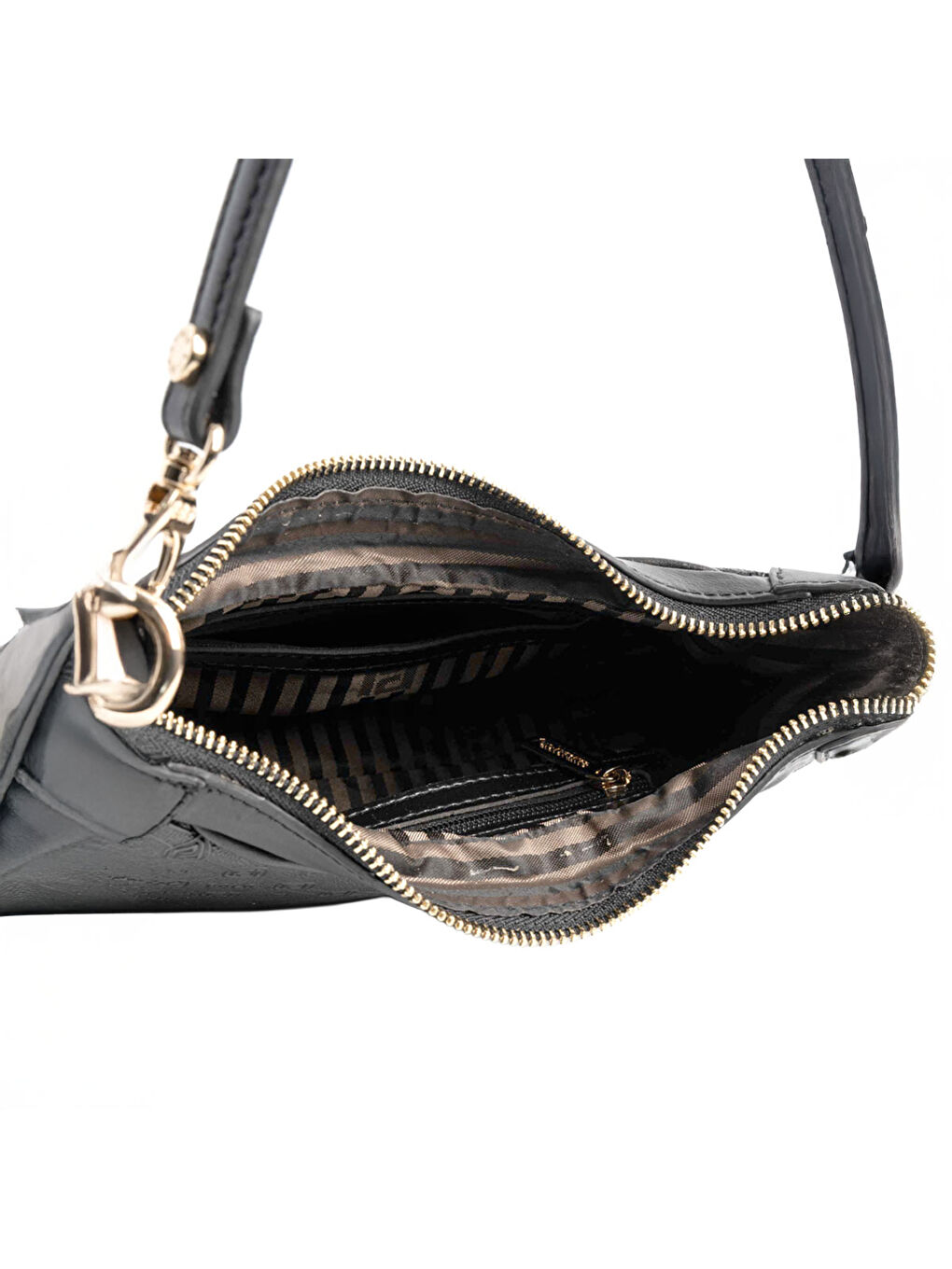 Bej Kadın Omuz Çantası 1180-48208 SILVER POLO BAYAN ÇANTASI M178 KOYU BEJ-MAT KAHVE-5